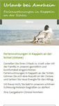 Mobile Screenshot of ostsee-kappeln.de